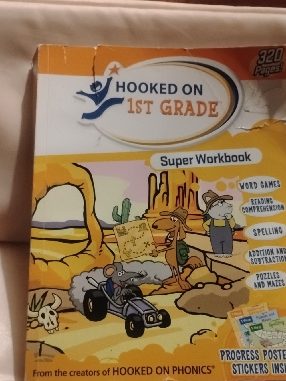 Hooked on 1st Grade Super Workbook - Yellow